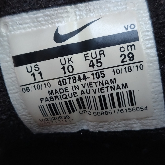 NIKE AIR VISI PRO  BASKETBALL BLACK / WHITE / RED main image 14